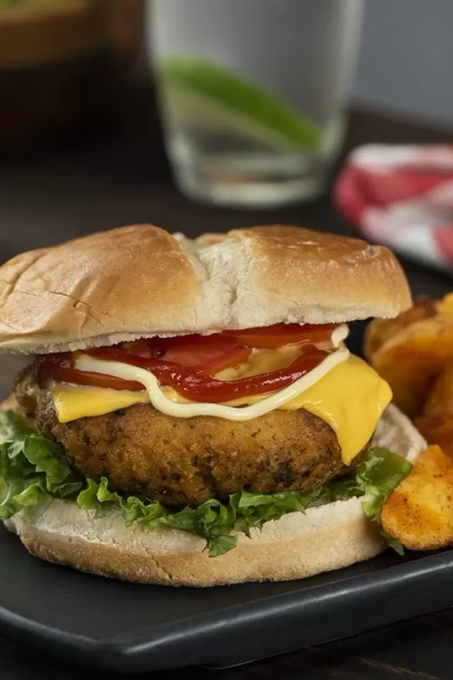 Hamburguesa con Carne de Pollo