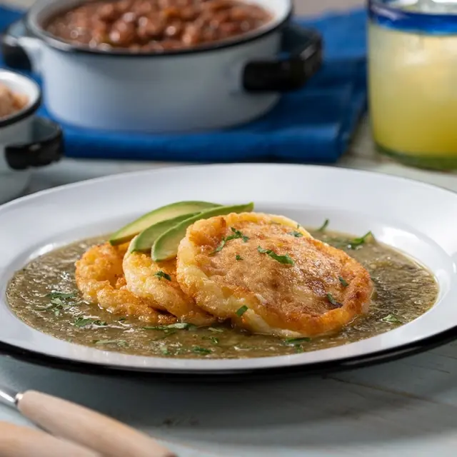 Egg Patties in Green Sauce