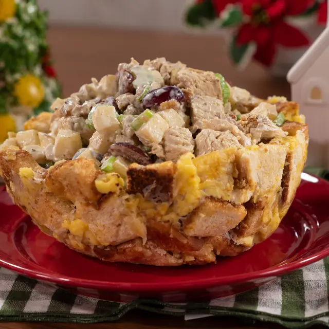 Salada Waldorf com Frango