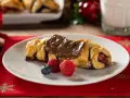 Trança de Massa Folhada com Fruta e Nutella