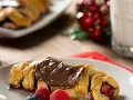 Trança de Massa Folhada com Fruta e Nutella