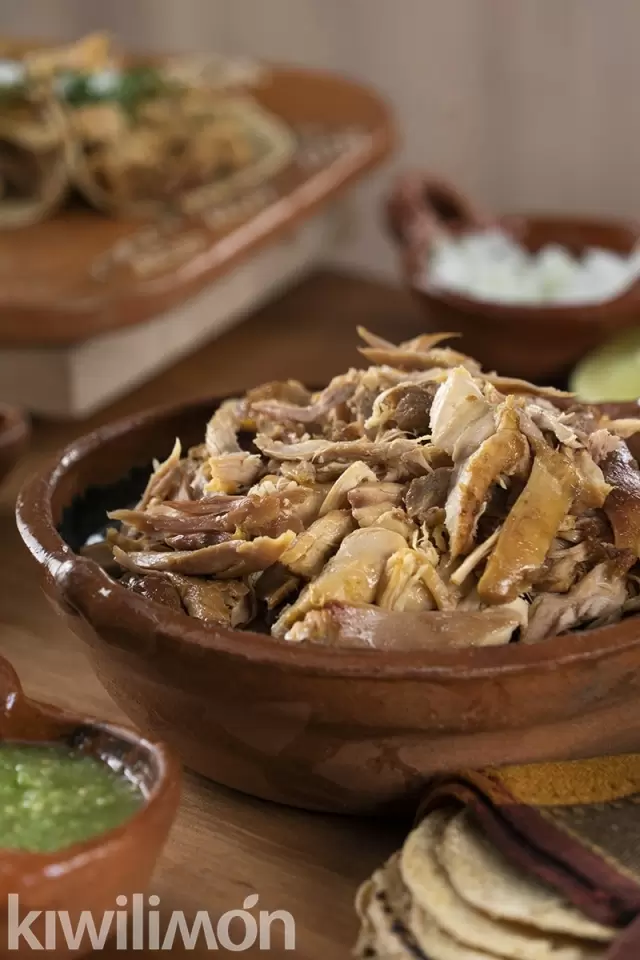 Deliciosas Carnitas de Pollo