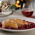 Chicken in Blueberry Sauce