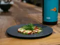 Carpaccio de Polvo com Dip de Sudachi