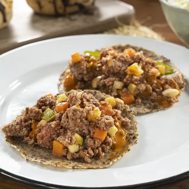 Tacos de Tortilla de Amêndoa