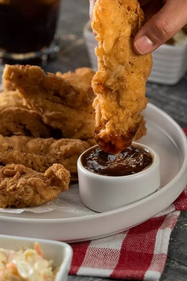 Tenders de Pollo Estilo KFC