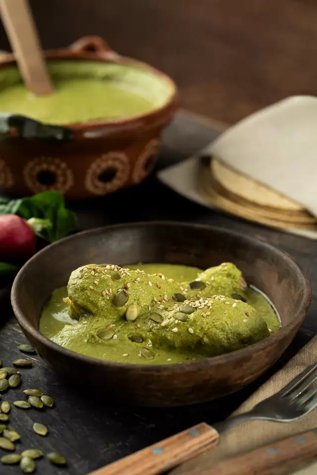 Mole Verde con Pollo Fácil