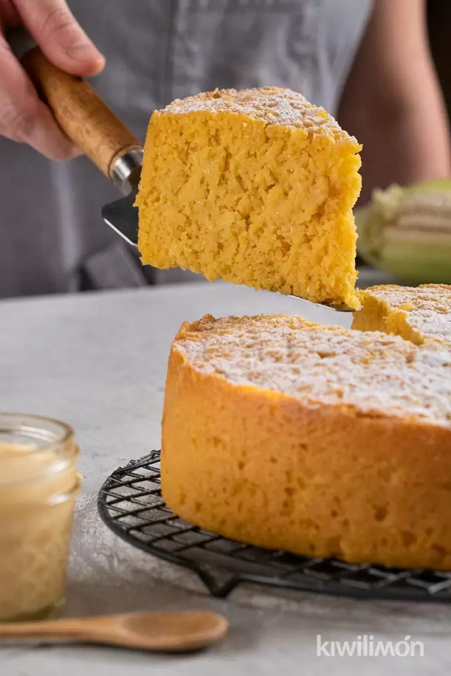 Delicioso Pastel de Elote en Olla de Presión