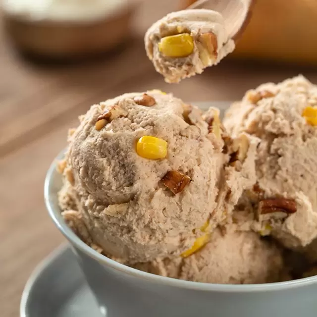 Helado de Elote en Licuadora