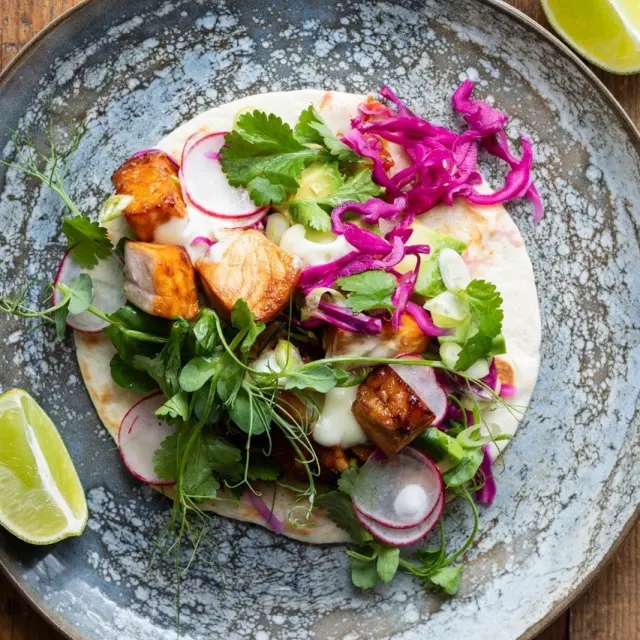 Salmon Tacos