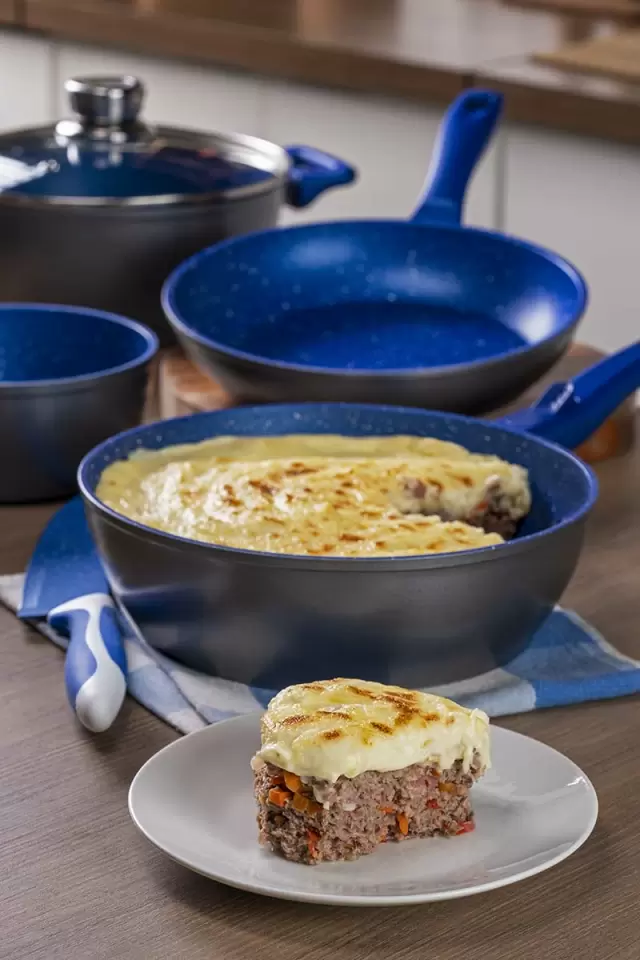 Pastel de Carne con Papa al Sartén