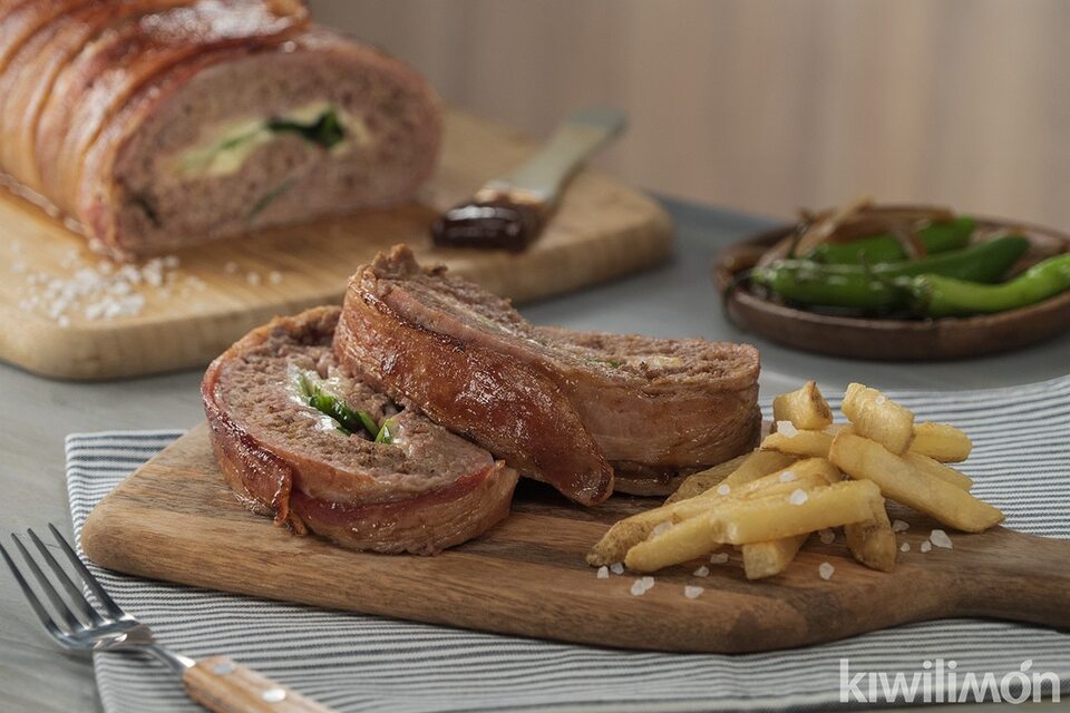 Receta De Rollo De Carne Relleno De Jamón Y Queso 9551