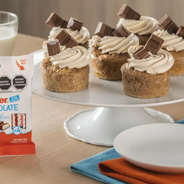 Kinder® Chocolate Cupcakes