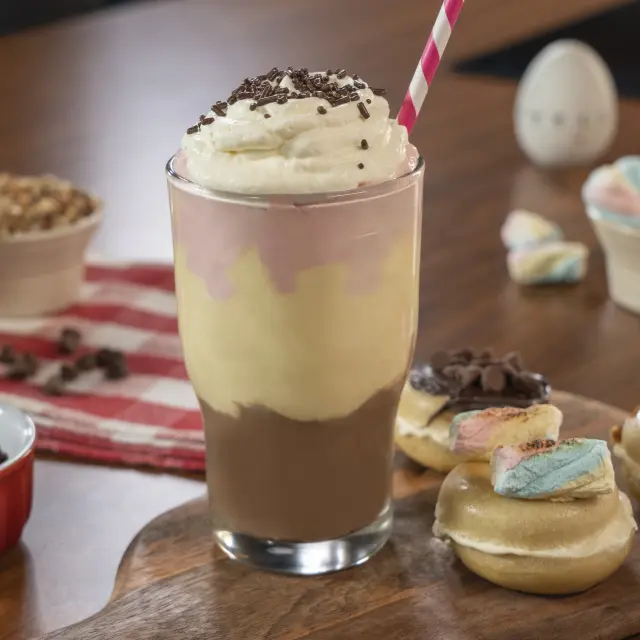 Easy Neapolitan Milkshake