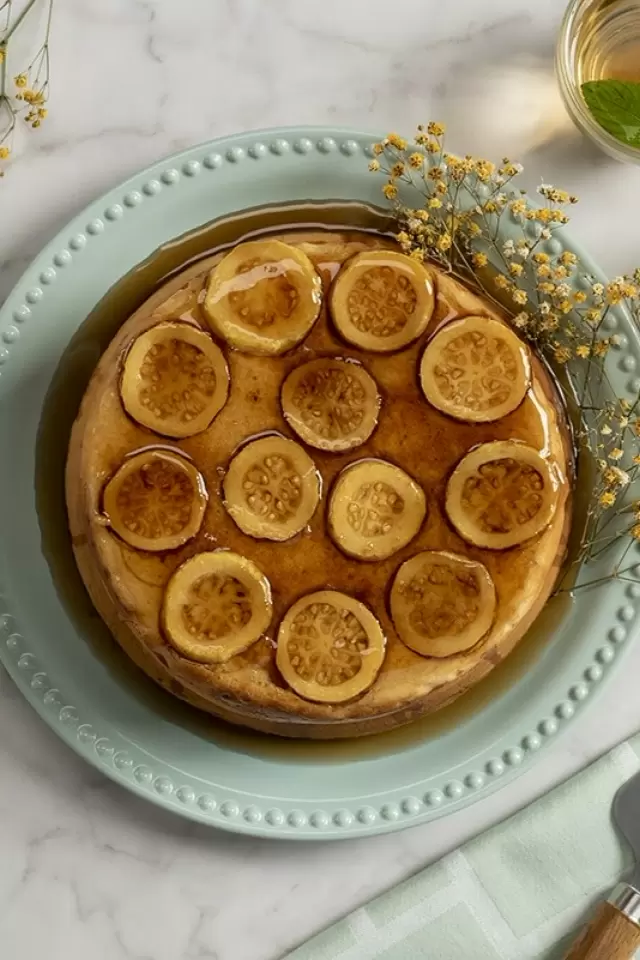 Volteado de Guayaba con Queso