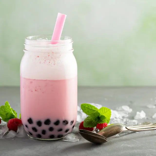 Strawberry Milk Bubble Tea 