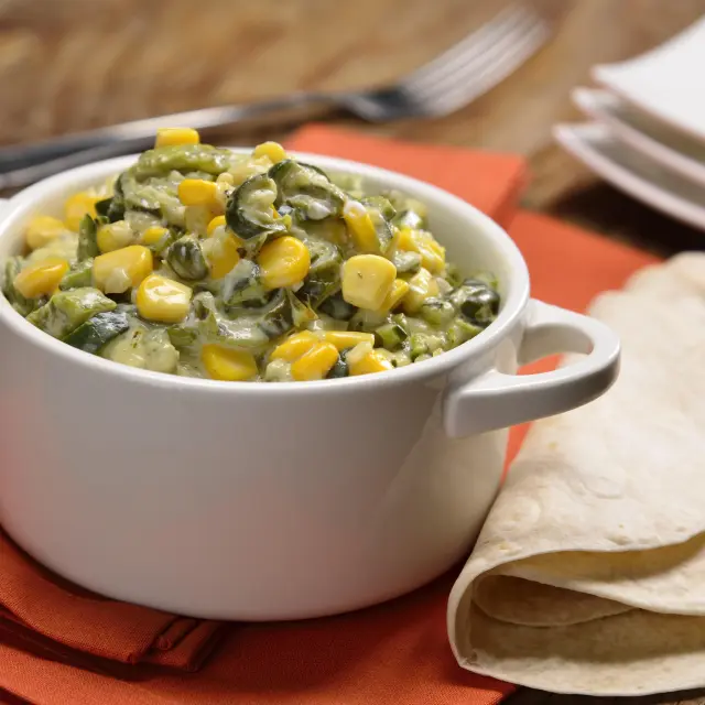 Recipe for Rajas with Cream