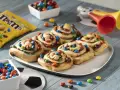 Cinnamon Rolls with M&M’S