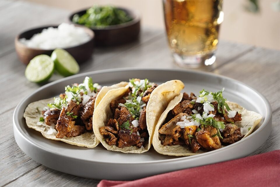 Tacos De Carne Adobada