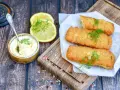 Dedos de peixe e Tacos estilo Baja