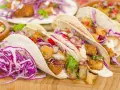 Dedos de peixe e Tacos estilo Baja
