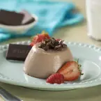 Panna cotta de chocolate