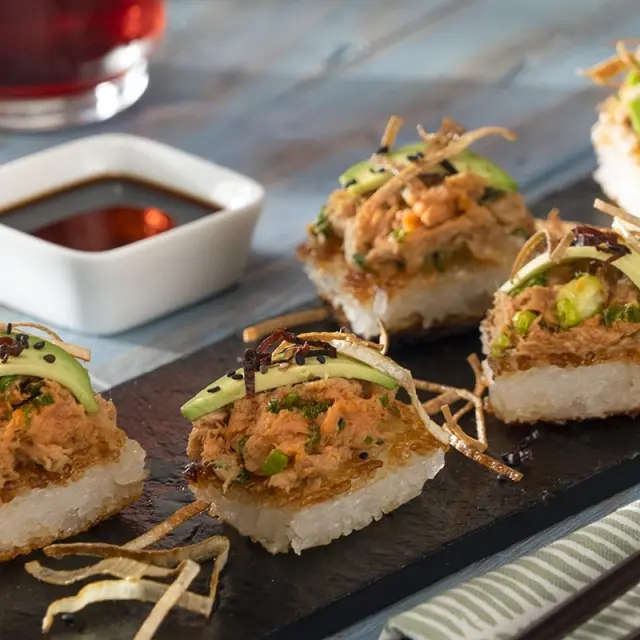 Crispy Rice with Tuna