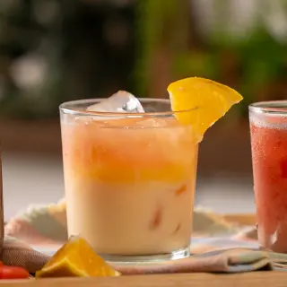 Citrus drink with Yakult