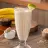 Batido sem lactose de aveia e maçã
