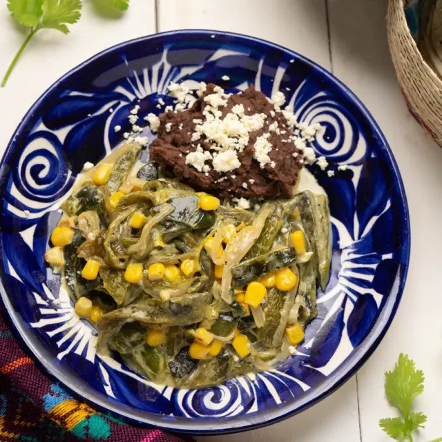 Receita de rajas com creme fáceis