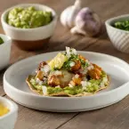 Tostadas de alambre al pastor