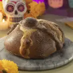 Pão de morto marmoleado