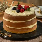 No-Bake Vanilla Cake