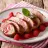 Beef steak in raspberry sauce with chili