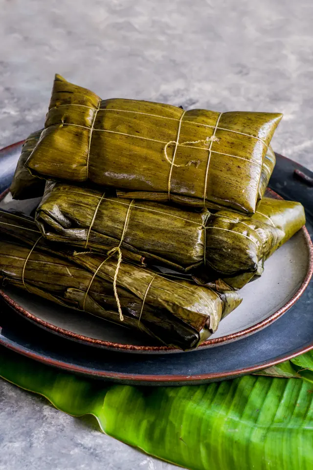 Chicken Mole Tamales Recipe  How To Use Banana Leaves For Tamales 