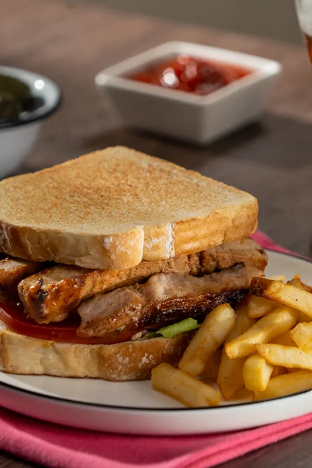 Grilled pork hotsell chop sandwich