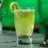 Coquetel de uísque com kiwi