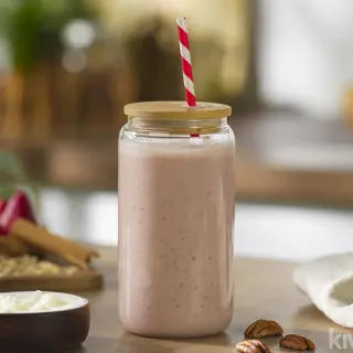 Strawberry smoothie with bulgaros