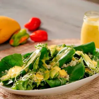 How to make mango dressings?