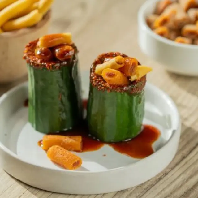 Mini prepared cucumbers