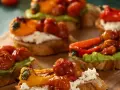 Lanchinhos fáceis com tomatinhos