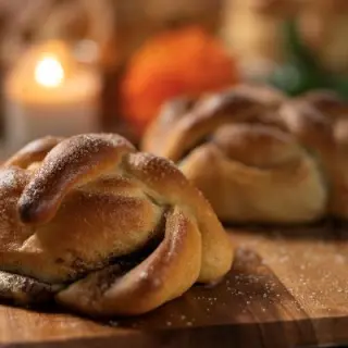 Pan de muerto rolls