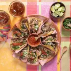 Tacos de cabeça de boi