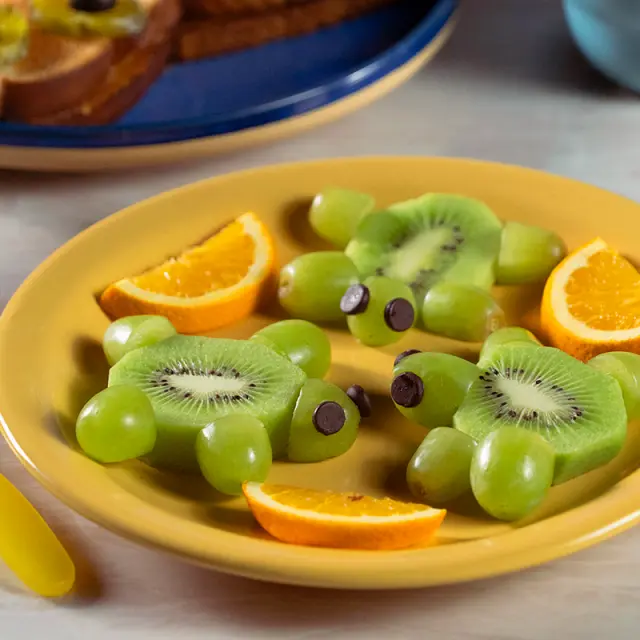 Sobremesa saudável para crianças: Tartarugas de kiwi  
