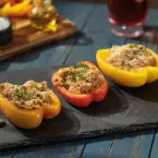 Pimentão recheado de atum  