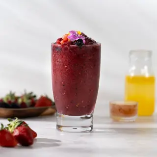 Smoothie with Red Berries  