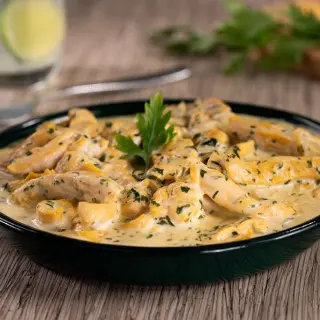 Chicken with Cream  