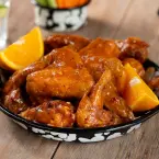 Orange chicken wings  