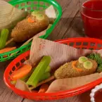 Broccoli and Cheese Corn Dogs