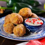 Chile en nogada croquettes  